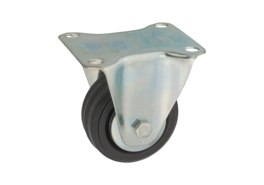 Zdjęcie: Zestaw jezdny stały 80 mm, 80 kg koło czarne METRO