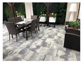 Płyta betonowa Lamell 4,5x40x60 cm nerino biało-szaro-czarny POLBRUK