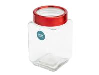 Zdjęcie: Pojemnik kwadratowy z czerwoną pokrywką 700 ml ALTOM DESIGN