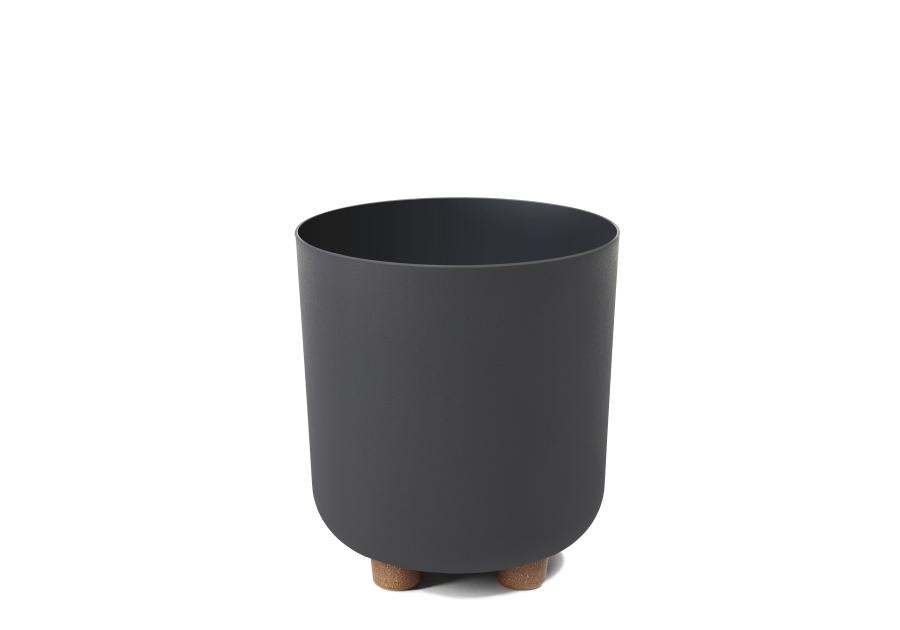 Zdjęcie: Donica Sofia 19 cm antracytowa LAMELA PLASTIC