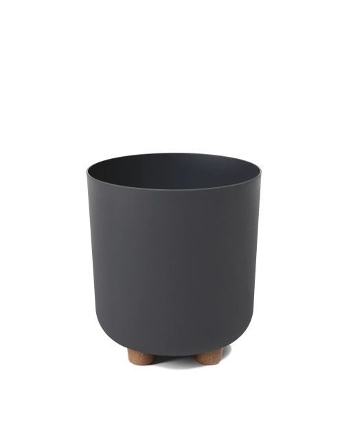 Zdjęcie: Donica Sofia 19 cm antracytowa LAMELA PLASTIC