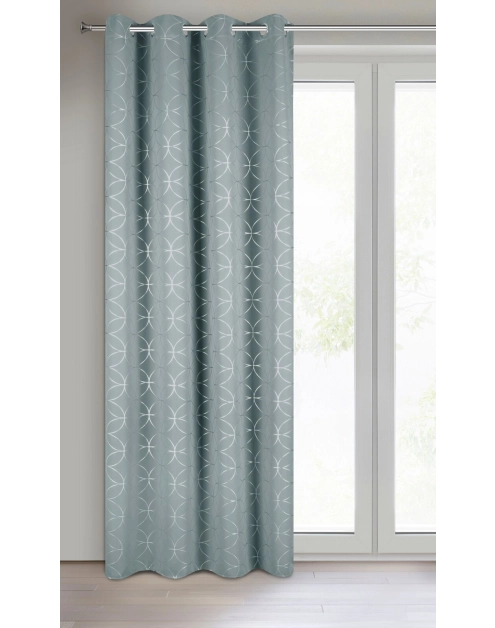 Zdjęcie: Zasłona gotowa Abella 135x250 cm szary EUROFIRANY