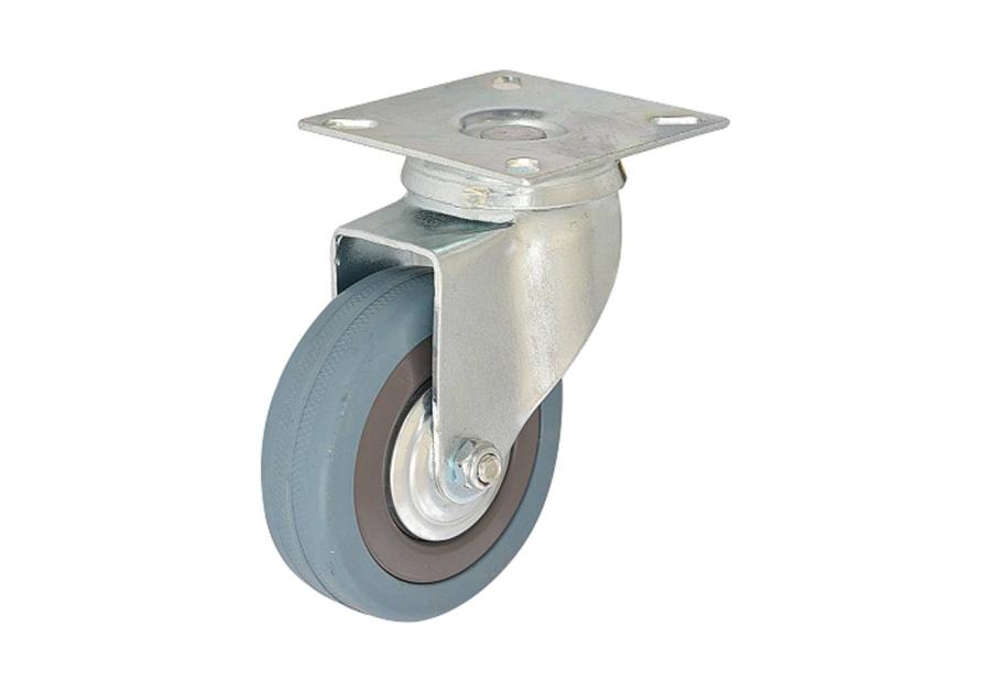 Zdjęcie: Zestaw jezdny obrotowy 100 mm, 65 kg płyta METRO