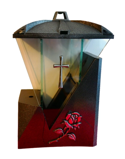 Zdjęcie: Znicz Glass Art. 5 Trójkąt ECOLUX