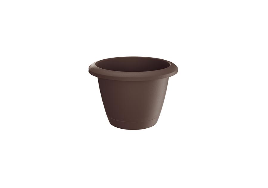 Zdjęcie: Doniczka Respana Basic brąz 16,5 cm PROSPERPLAST