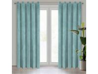 Zdjęcie: Zasłona gotowa Villa 140x250 cm turkusowy EUROFIRANY