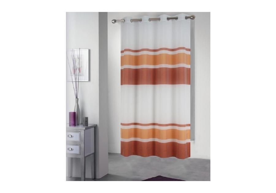 Zdjęcie: Zasłona dekoracyjna Nuka 140x250 cm pomarańcz CKR/LASHER