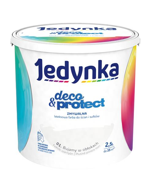 Zdjęcie: Farba lateksowa Deco&Protect Bujamy w obłokach 2,5 L JEDYNKA