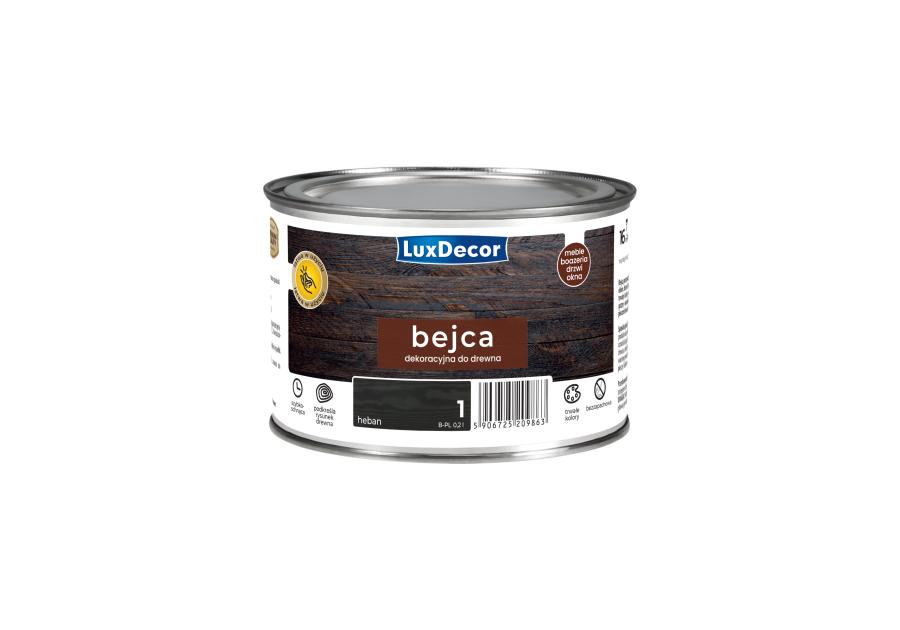 Zdjęcie: Bejca do drewna heban 200 ml LUXDECOR