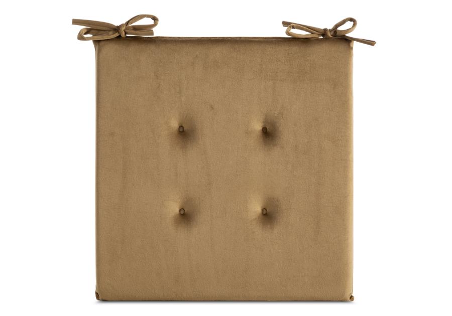 Zdjęcie: Poduszka na siedzisko Gaja 40x40x3 cm miodowa EUROFIRANY