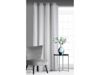 Zdjęcie: Zasłona Aggie 140x250 cm jasnosrebrna na przelotkach EUROFIRANY