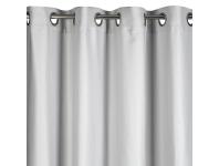 Zdjęcie: Zasłona Aggie 140x250 cm jasnosrebrna na przelotkach EUROFIRANY