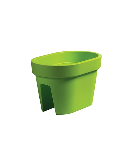 Zdjęcie: Donica Lofly Railing limonka 27 cm PROSPERPLAST