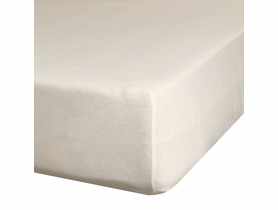 Prześcieradło Jersey z gumką 220x200 cm + 30 cm beżowe EUROFIRANY