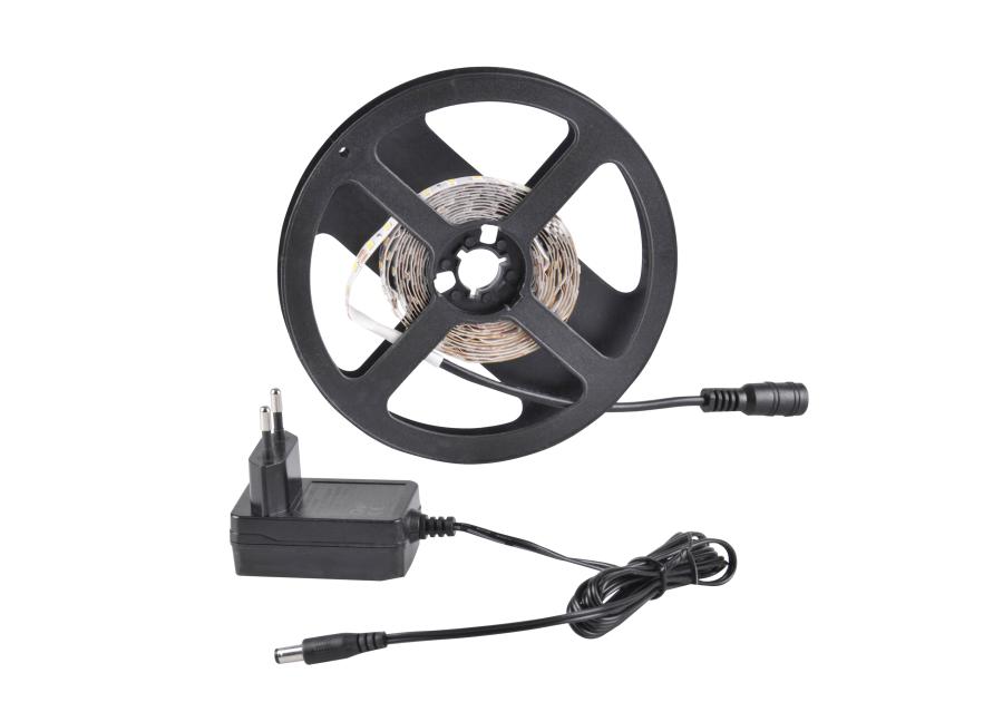 Zdjęcie: Taśma LED 18 W, 2 m, IP20 barwa światła neutralna, zestaw z zasilaczem POLUX