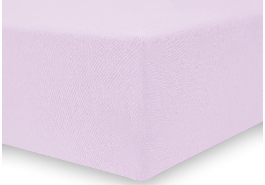 Zdjęcie: Prześcieradło Amber liliowy 120-140x200+30 cm DECOKING