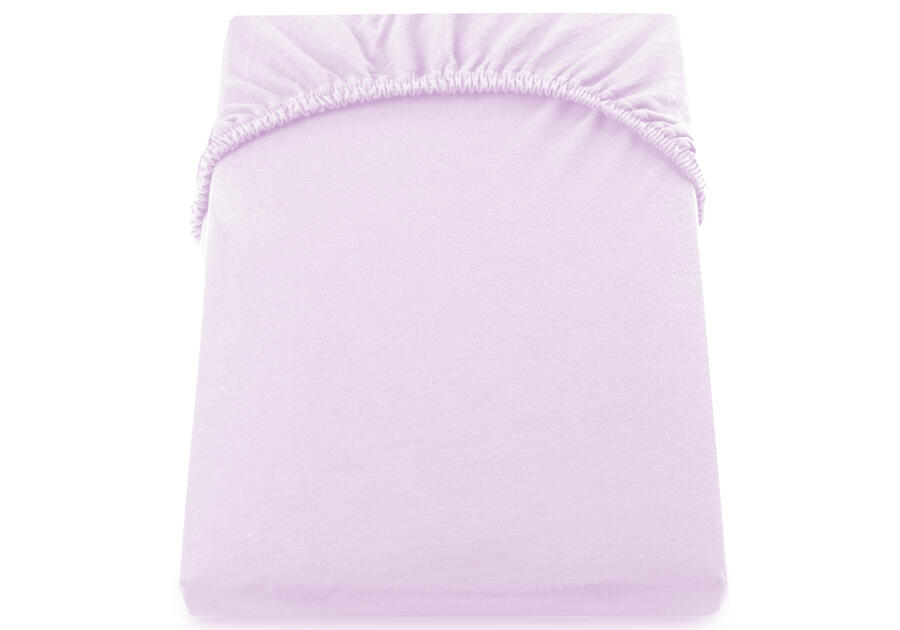 Zdjęcie: Prześcieradło Amber liliowy 120-140x200+30 cm DECOKING