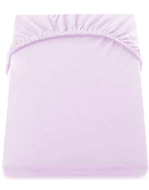 Zdjęcie: Prześcieradło Amber liliowy 120-140x200+30 cm DECOKING