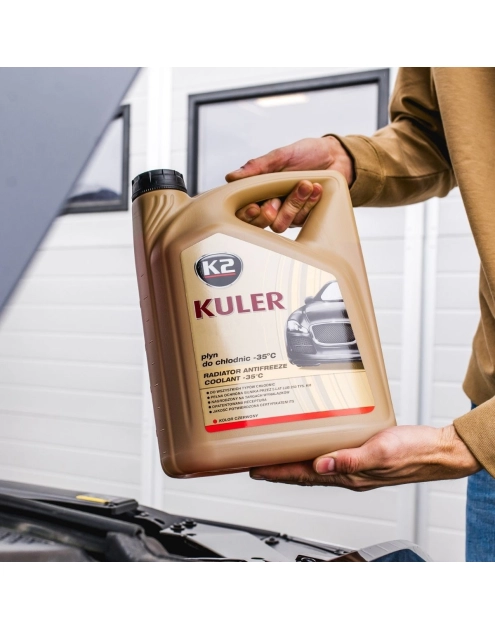 Zdjęcie: Gotowy płyn do chłodnic Kuler -35°C Czerwony 5 L K2