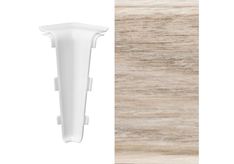 Zdjęcie: Narożnik wewnętrzny do listwy Mack 1 szt. dąb loft ARBITON