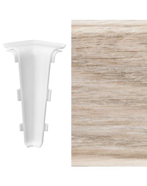 Zdjęcie: Narożnik wewnętrzny do listwy Mack 1 szt. dąb loft ARBITON