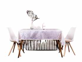 Obrus żakardowy Laved biały 99649 BBK