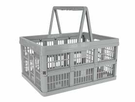 Koszyk na zakupy składany Emma 18,5 L nordic grey KEEEPER