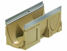 Korytko z polimerobetonu 0,5 m z wyżłobieniami do podłączeń kątowych Drain Multiline V100 ACO