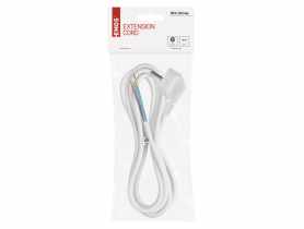 Przewód przyłączeniowy PVC 1,0mm, 3m biały EMOS