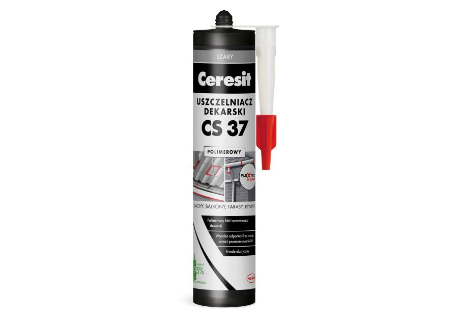 Zdjęcie: Uszczelniacz dekarski szary CSFT 280 ml CERESIT