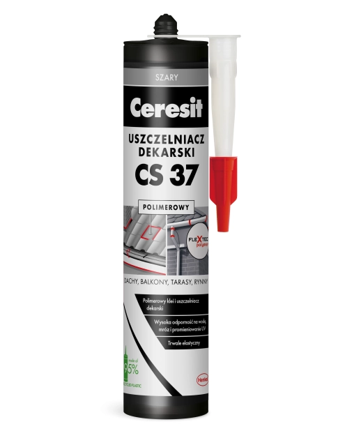 Zdjęcie: Uszczelniacz dekarski szary CSFT 280 ml CERESIT