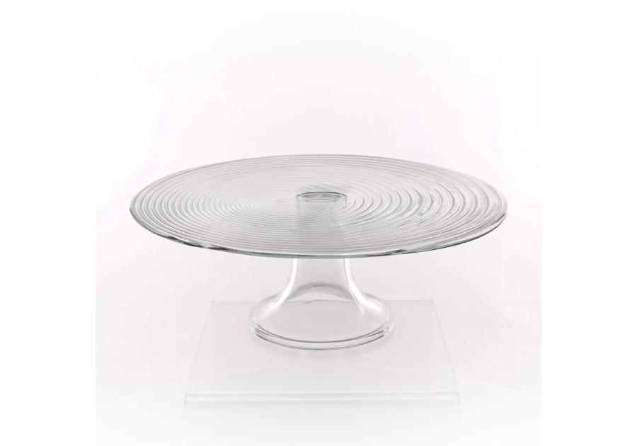 Zdjęcie: Tortownica średnica 27,5 cm wysokość 11 cm dekoracja spirala EDWANEX