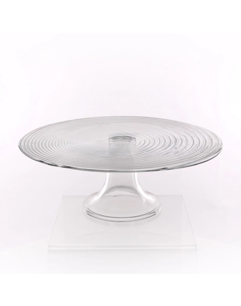 Zdjęcie: Tortownica średnica 27,5 cm wysokość 11 cm dekoracja spirala EDWANEX