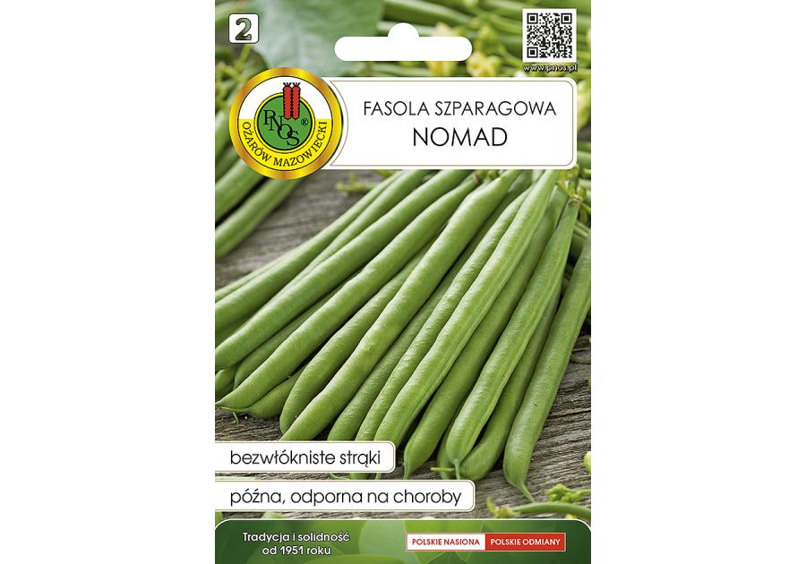 Zdjęcie: Fasola szparagowa zielona Karłowa Nomad 20 g PNOS