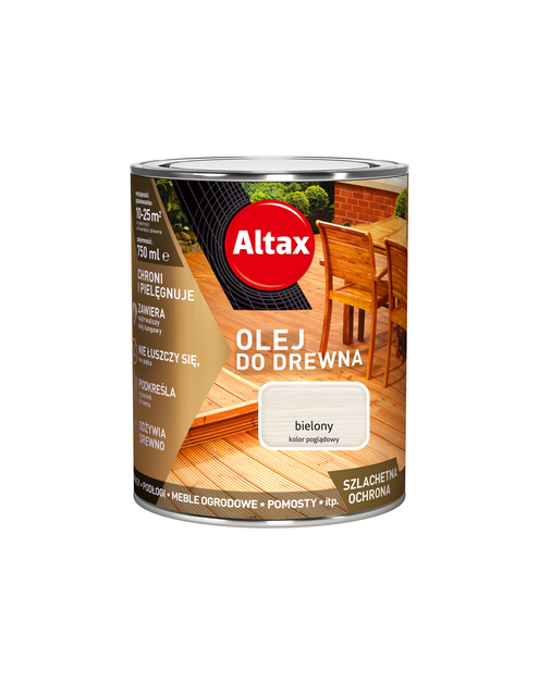Zdjęcie: Olej do drewna 0,75 L bielony ALTAX