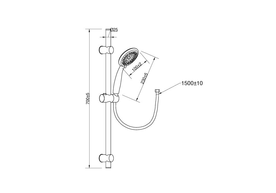 Zdjęcie: Zestaw natryskowy Dark czarny Invena