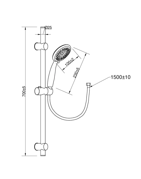 Zdjęcie: Zestaw natryskowy Dark czarny Invena