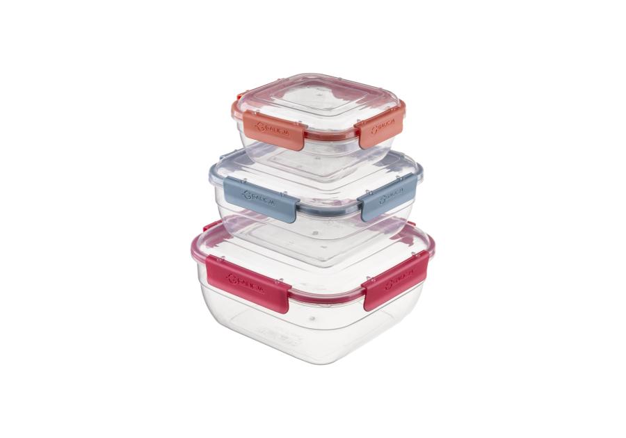 Zdjęcie: Komplet pojemników kwadratowych Vivo 3 sztuki GALICJA