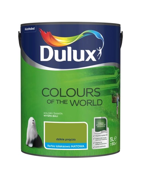 Zdjęcie: Farba do wnętrz Kolory Świata 5 L dzikie pnącza DULUX