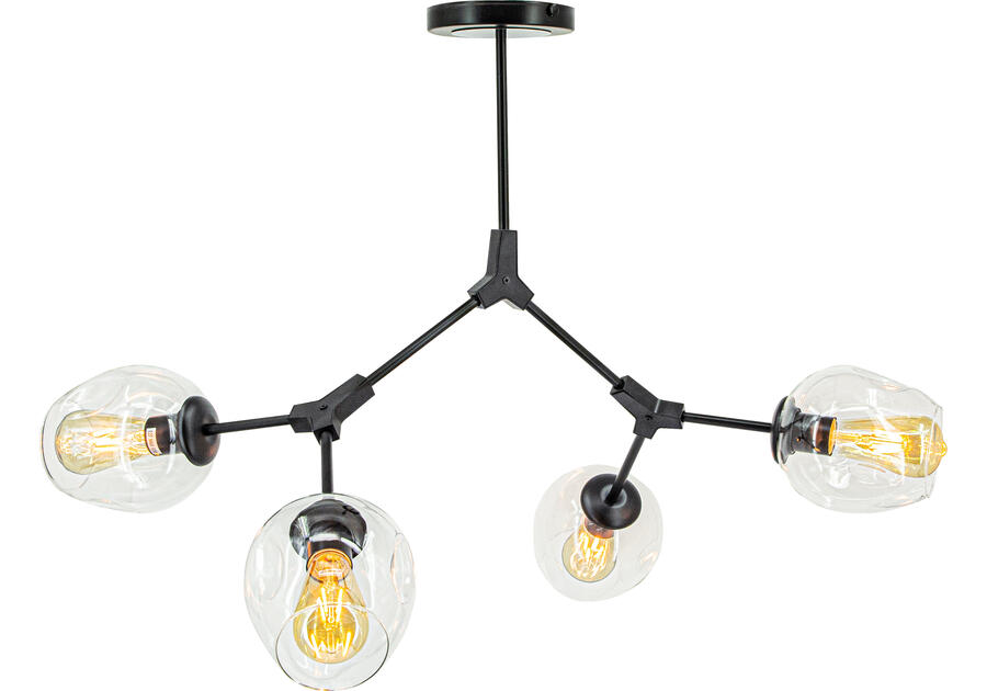 Zdjęcie: Lampa sufitowa Boston 1962/4 black - TR ELEM