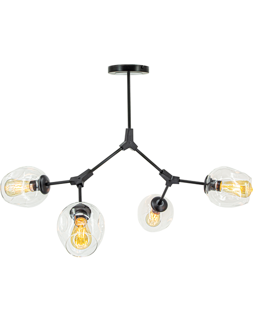 Zdjęcie: Lampa sufitowa Boston 1962/4 black - TR ELEM