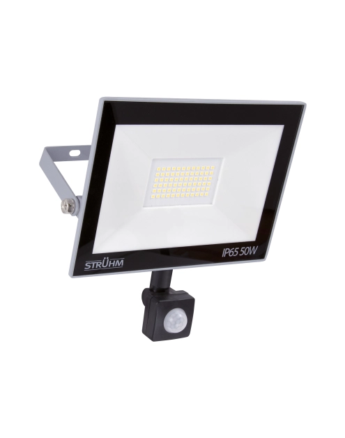 Zdjęcie: Naświetlacz SMD z czujnikiem ruchu Kroma Led S 50W kolor szary STRUHM