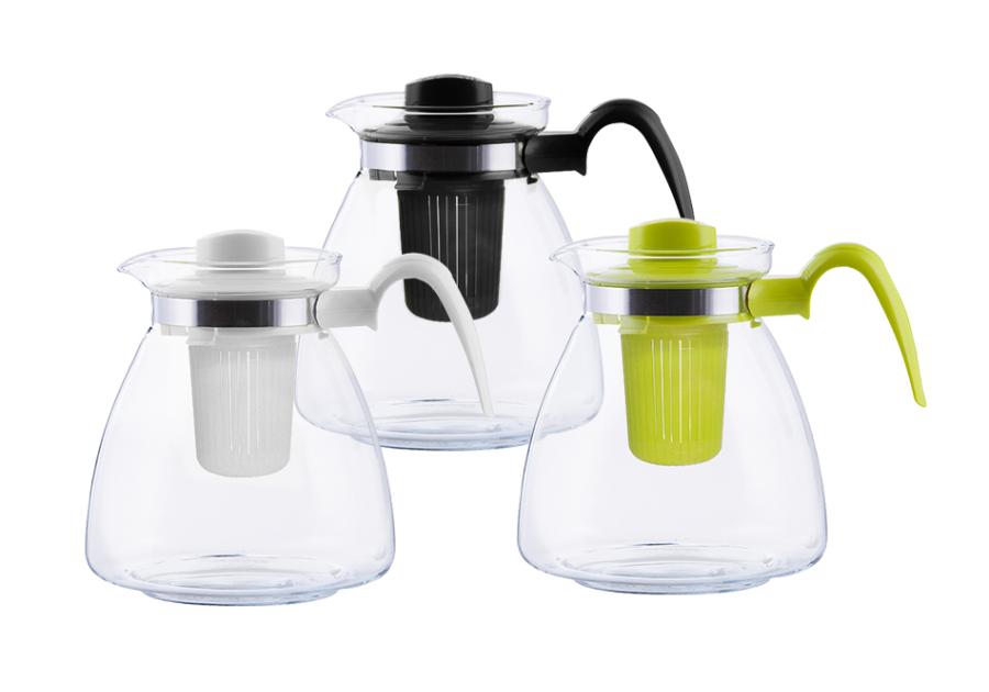 Zdjęcie: Dzbanek żaroodporny z zaparzaczem Agata 2,1 L 29821 GALICJA