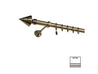 Zdjęcie: Karnisz pojedynczy Zeus fi 25 mm - 200 cm avanti satyna KARWEL