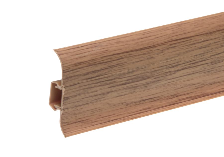 Zdjęcie: Listwa przypodłogowa PVC Premium Classic 22x59 mm; 2,20 m Dąb Kanadyjski Mat CEZAR