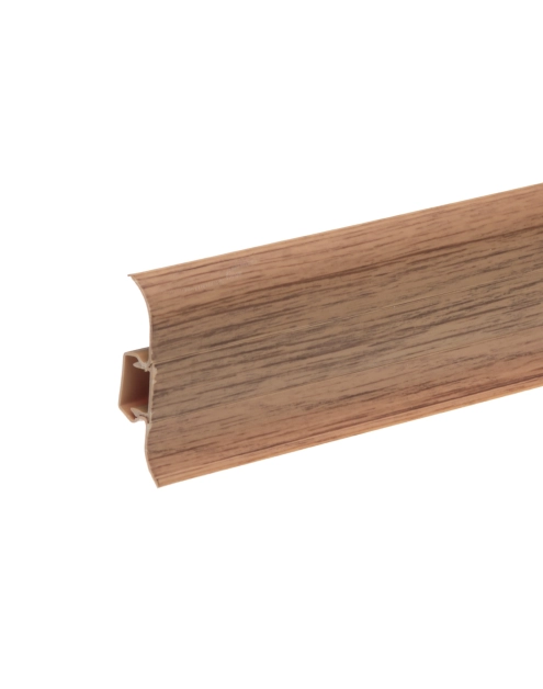 Zdjęcie: Listwa przypodłogowa PVC Premium Classic 22x59 mm; 2,20 m Dąb Kanadyjski Mat CEZAR