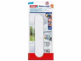 Listwa samoprzylepna z 3 haczykami, biała, do 3 kg TESA