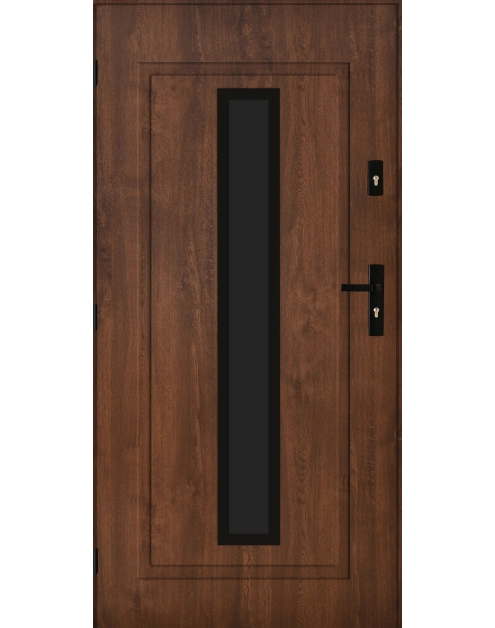 Zdjęcie: Drzwi zewnętrzne argos orzech 80l komplet PANTOR