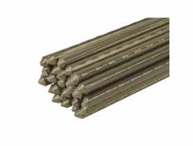 Tyczka ogrodowa metalowa 150 cm - 16 mm brązowa TIN TOURS