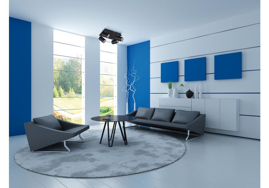 Zdjęcie: Oprawa oświetleniowa 4x max 10 W Evalo EL-4O B-SR KANLUX